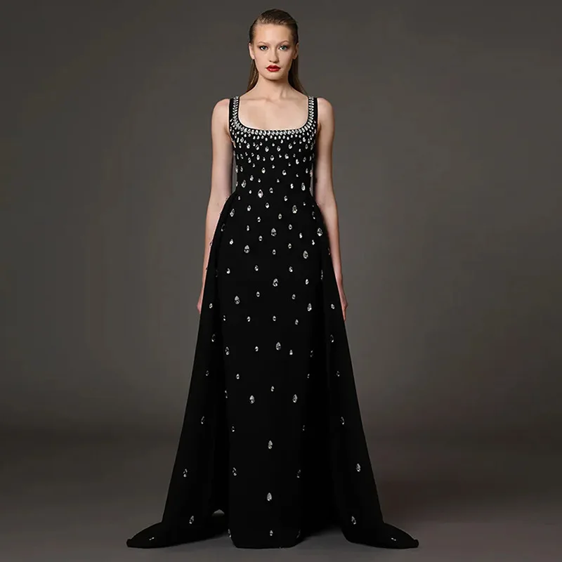 Evening Dress 2026 New Elegant Heavy Industry Beads Sleeveless Vest Dress Long Dress
Evening Dress 2026 New Elegant Heavy Industry Beads Sleeveless Vest Dress Long Dress