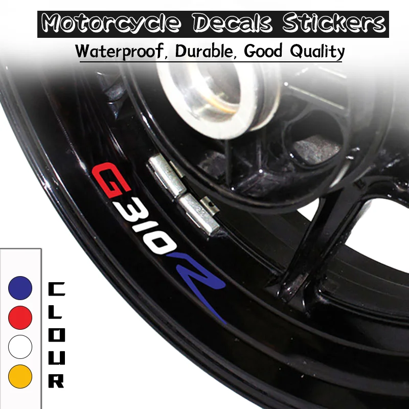 Новые светоотражающие наклейки на колеса для BMW G310R G 310R, наклейки на шины для мотоцикла, декоративные наклейки, аксессуары g310r
Новые светоотражающие наклейки на колеса для BMW G310R G 310R, наклейки на шины для мотоцикла, декоративные наклейки, аксессуары g310r