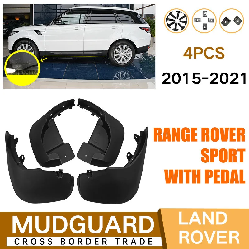 4 шт., брызговики для Land Rover Range Rover Sport L494 2014-2022, брызговики, щитки от грязи, аксессуары, 2015 2016 2017
4 шт., брызговики для Land Rover Range Rover Sport L494 2014-2022, брызговики, щитки от грязи, аксессуары, 2015 2016 2017