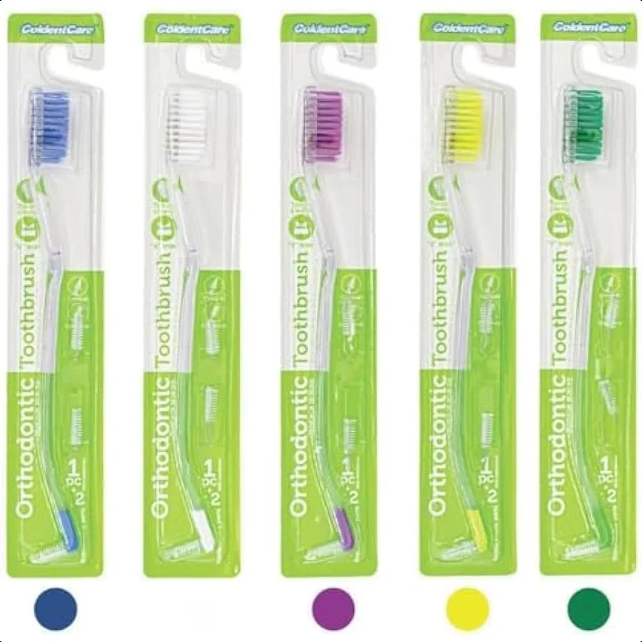 Orthodontic VShaped Toothbrush Medium Bristle Tongue Cleaner Interproximal Head Ideal for Ortho Braces Cleaning Double Extreme
Orthodontic VShaped Toothbrush Medium Bristle Tongue Cleaner Interproximal Head Ideal for Ortho Braces Cleaning Double Extreme