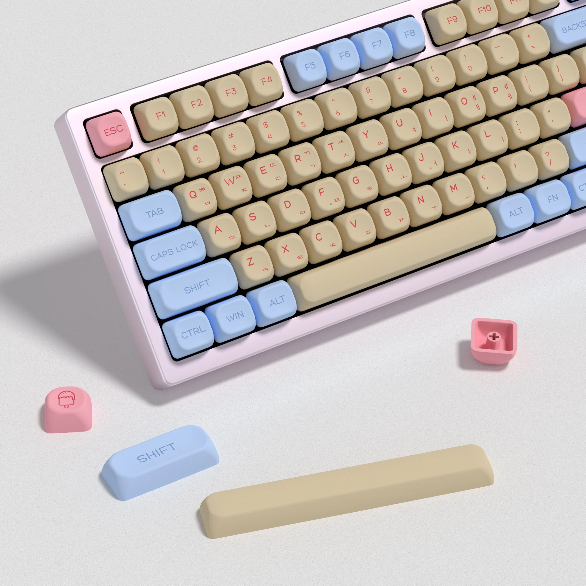 KBDiy Marshmallow Korean Keycap MAC ISO KOA Profile Retro PBT Keycaps For ACE68 Rainy 75 DIY Mechanical Gaming Keyboard Key Caps
KBDiy Marshmallow Korean Keycap MAC ISO KOA Profile Retro PBT Keycaps For ACE68 Rainy 75 DIY Mechanical Gaming Keyboard Key Caps