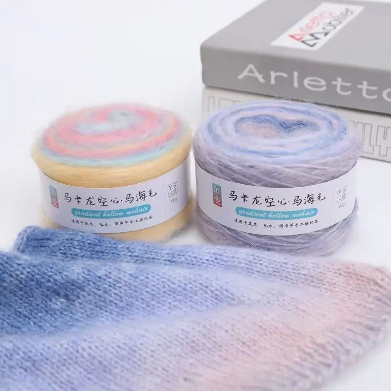 5Pcs mohair gradual change color wool ball knitting scarf hand knitting DIY wool knitting sweater gift for girlfriend
5Pcs mohair gradual change color wool ball knitting scarf hand knitting DIY wool knitting sweater gift for girlfriend
