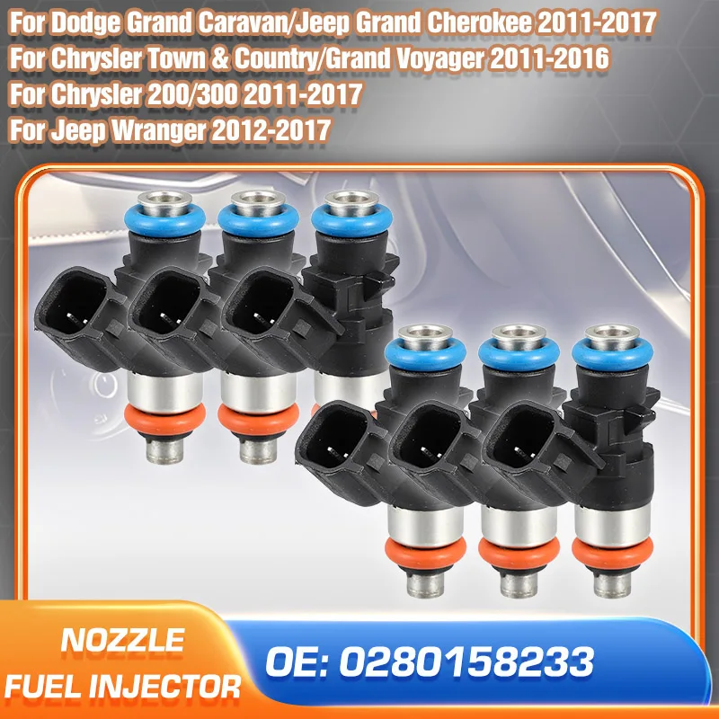 Fuel Injector For Chrysler 200 300 Dodge Grand Caravan Jeep Grand Cherokee Wranger Chrysler Town & Country Grand Voyager 3.6L
Fuel Injector For Chrysler 200 300 Dodge Grand Caravan Jeep Grand Cherokee Wranger Chrysler Town & Country Grand Voyager 3.6L