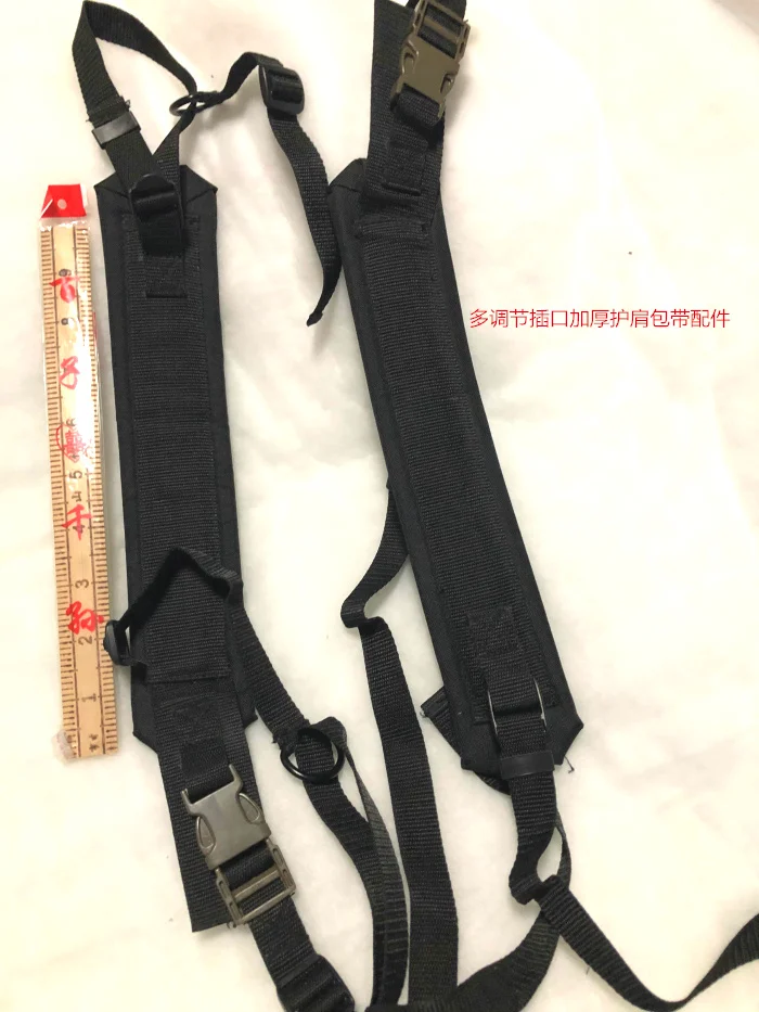 Backpack accessory belt, multi-adjustment buckle belt, anti-skid belt, strap buckle, double shoulder.
Backpack accessory belt, multi-adjustment buckle belt, anti-skid belt, strap buckle, double shoulder.