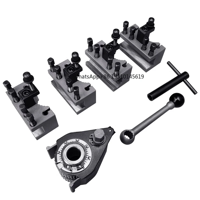 AA-European Style 40 Position Quick Change Tool Post Set for Swing Dia 300-500mm Lathe, Tool Post Kit
AA-European Style 40 Position Quick Change Tool Post Set for Swing Dia 300-500mm Lathe, Tool Post Kit