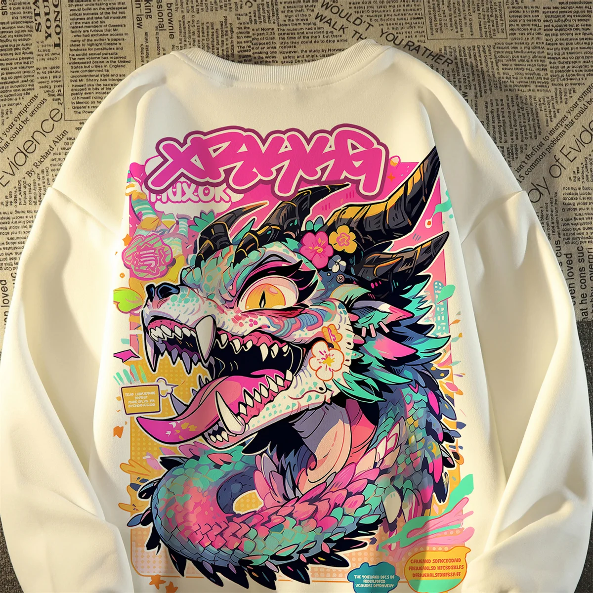 Large Size Graffiti Dragon Men's Hoodie Trendy Streetwear Couple's Outerwear American Style Loose Fit Youthful Popular
Large Size Graffiti Dragon Men's Hoodie Trendy Streetwear Couple's Outerwear American Style Loose Fit Youthful Popular
