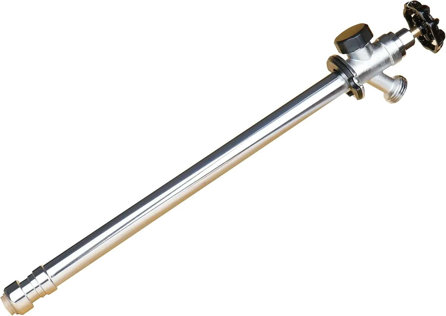 12 Inch Frost Free Outdoor Faucet Sillcock 1/2 x 3/4 Inch MHT, Frost Proof Outdoor Faucet Bib with 1/2" Push-to-Connect Plum
12 Inch Frost Free Outdoor Faucet Sillcock 1/2 x 3/4 Inch MHT, Frost Proof Outdoor Faucet Bib with 1/2" Push-to-Connect Plum