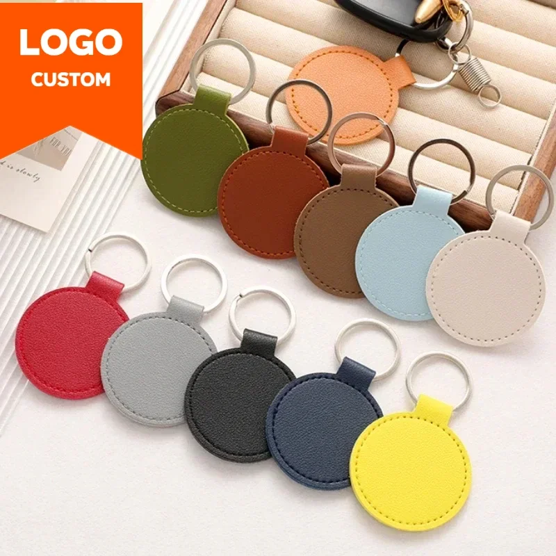 Laser Engrave Name Round PU Leather Keychain Custom Logo Circle Key Chain Holder Company Activity Hotel Number Keyring Gift
Laser Engrave Name Round PU Leather Keychain Custom Logo Circle Key Chain Holder Company Activity Hotel Number Keyring Gift