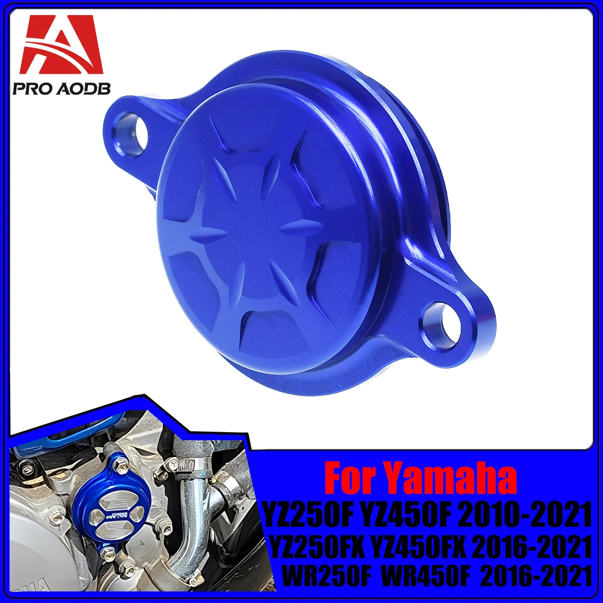 CNC Aluminum Billet Oil Filteer Covers For Yamaha WR250F WR450F YZ250F YZ450F YZ250FX YZ450FX YZ WR 250F 450F FX 2014-2021
CNC Aluminum Billet Oil Filteer Covers For Yamaha WR250F WR450F YZ250F YZ450F YZ250FX YZ450FX YZ WR 250F 450F FX 2014-2021
