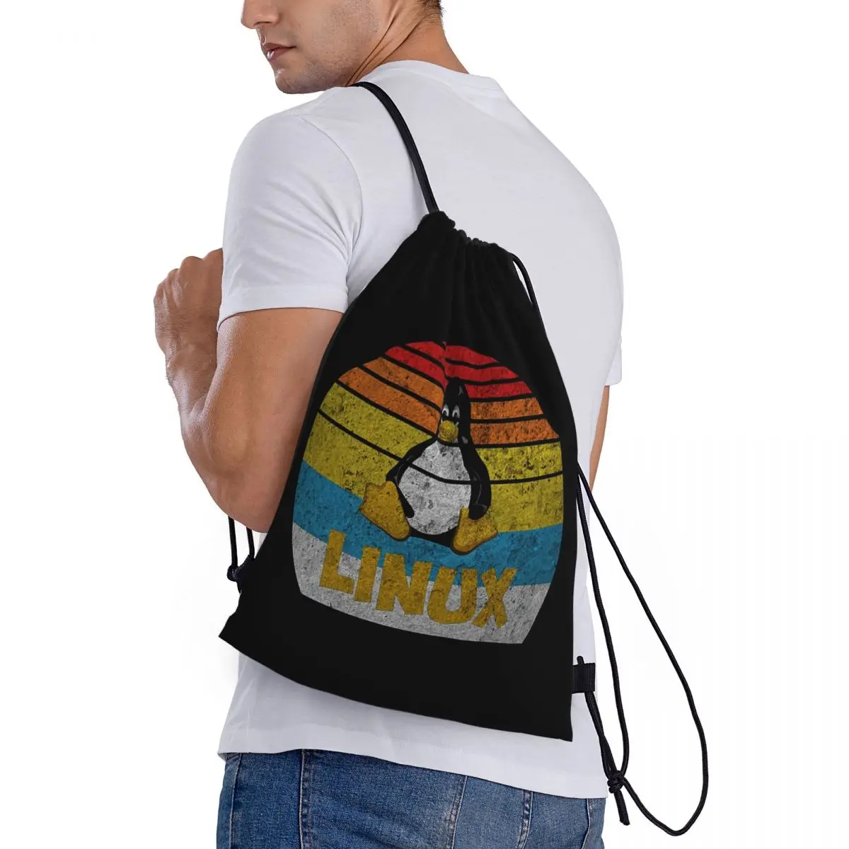 Original Linux Squad Unix Geek Backpacks Fashion Drawstring Bags Sports Bag Book Bags for Travel Students
Original Linux Squad Unix Geek Backpacks Fashion Drawstring Bags Sports Bag Book Bags for Travel Students