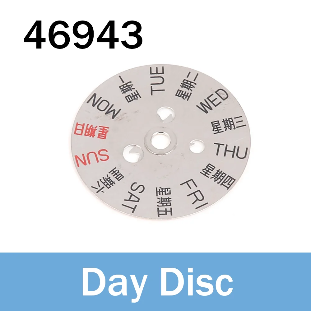 Watch Accessories Day Disc is Suitable for 46943 Movement Parts Accessories Week Plate
Watch Accessories Day Disc is Suitable for 46943 Movement Parts Accessories Week Plate