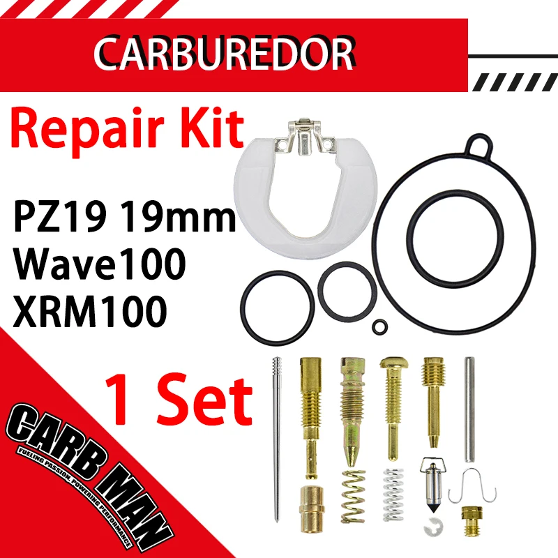 PZ19 19mm Rebuild Repair Kit For Honda WAVE100 Dream C100 XRM100 Dirt Pit Bike ATV Go Kart 70CC-125CC Motorcycle Carburetor
PZ19 19mm Rebuild Repair Kit For Honda WAVE100 Dream C100 XRM100 Dirt Pit Bike ATV Go Kart 70CC-125CC Motorcycle Carburetor
