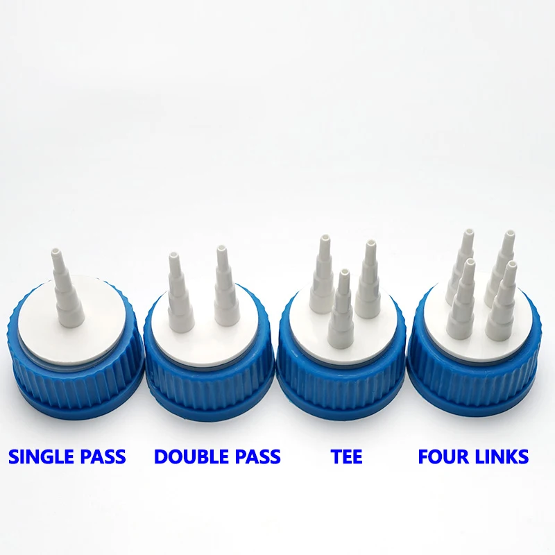 GL45 feeding bottle cap single pass two pass three pass four pass PP reaction bottle cap mobile phase cap 5 pieces
GL45 feeding bottle cap single pass two pass three pass four pass PP reaction bottle cap mobile phase cap 5 pieces
