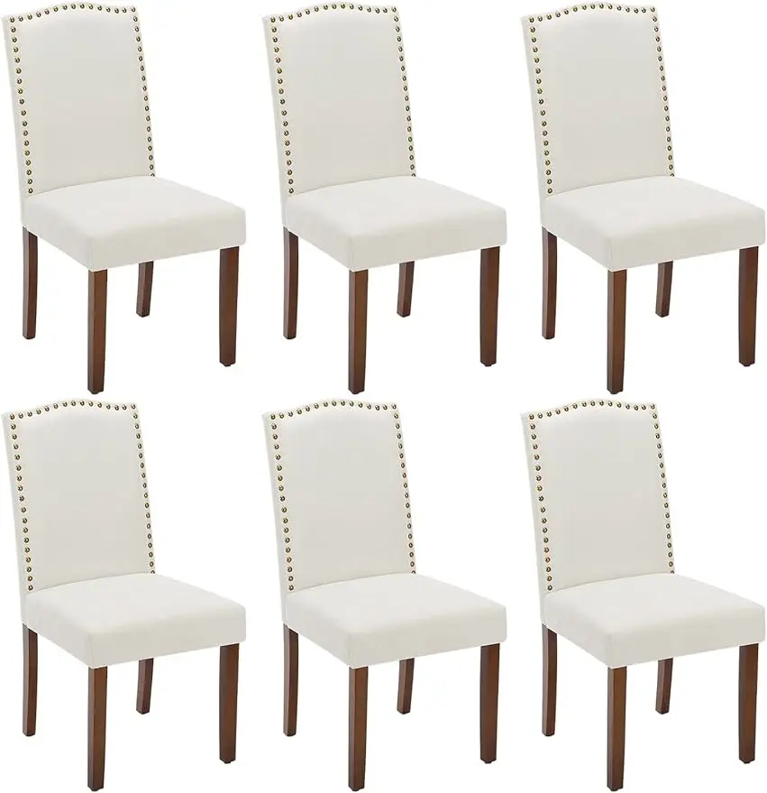 Набор из 6 обеденных стульев, тканевые стулья для столовой, мягкие стулья Parsons
Набор из 6 обеденных стульев, тканевые стулья для столовой, мягкие стулья Parsons