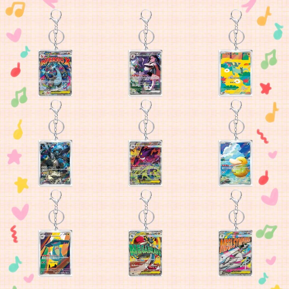 Diy Card Pattern Acrylic Keychain Japanese Version M2a 1th Charizard Psyduck Gengar Hanging Jewelry Student Daily Holiday Gift
Diy Card Pattern Acrylic Keychain Japanese Version M2a 1th Charizard Psyduck Gengar Hanging Jewelry Student Daily Holiday Gift