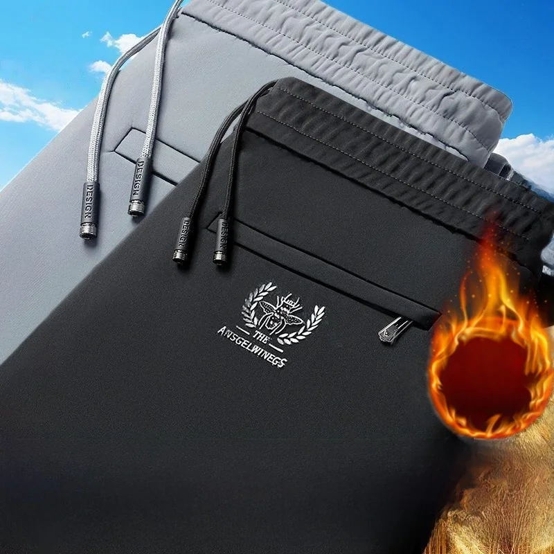 Men's Straight Leg Casual Pants Thiened Fce Loose Fit Winter Warm Trousers Faionable Urban Sle Long Pants
Men's Straight Leg Casual Pants Thiened Fce Loose Fit Winter Warm Trousers Faionable Urban Sle Long Pants