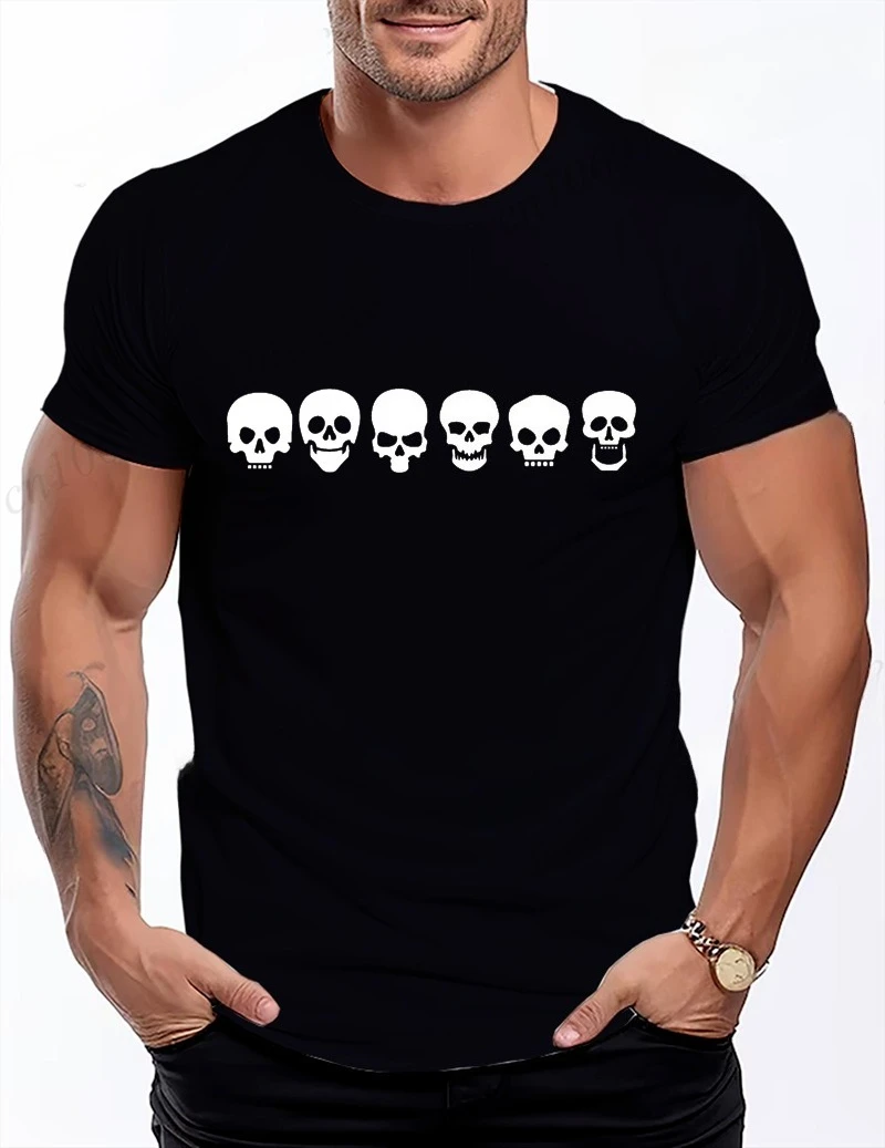 T-shirt D'été À Manches Courtes Pour Hommes 100 % Coton T-shirt Pour Hommes Imprimé Évolution Drôle Crâne
T-shirt D'été À Manches Courtes Pour Hommes 100 % Coton T-shirt Pour Hommes Imprimé Évolution Drôle Crâne