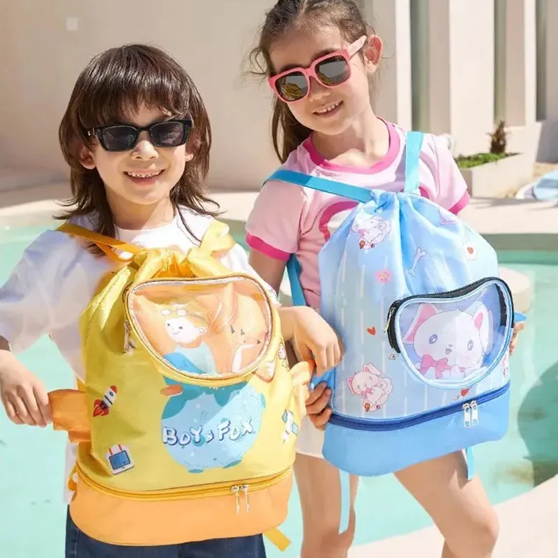 New Children's Swim Bag Separate Wet And Dry Lightweight Beach Bag Oxford Cloth Material for Boys And Girls Swimming Clothes Sto
New Children's Swim Bag Separate Wet And Dry Lightweight Beach Bag Oxford Cloth Material for Boys And Girls Swimming Clothes Sto