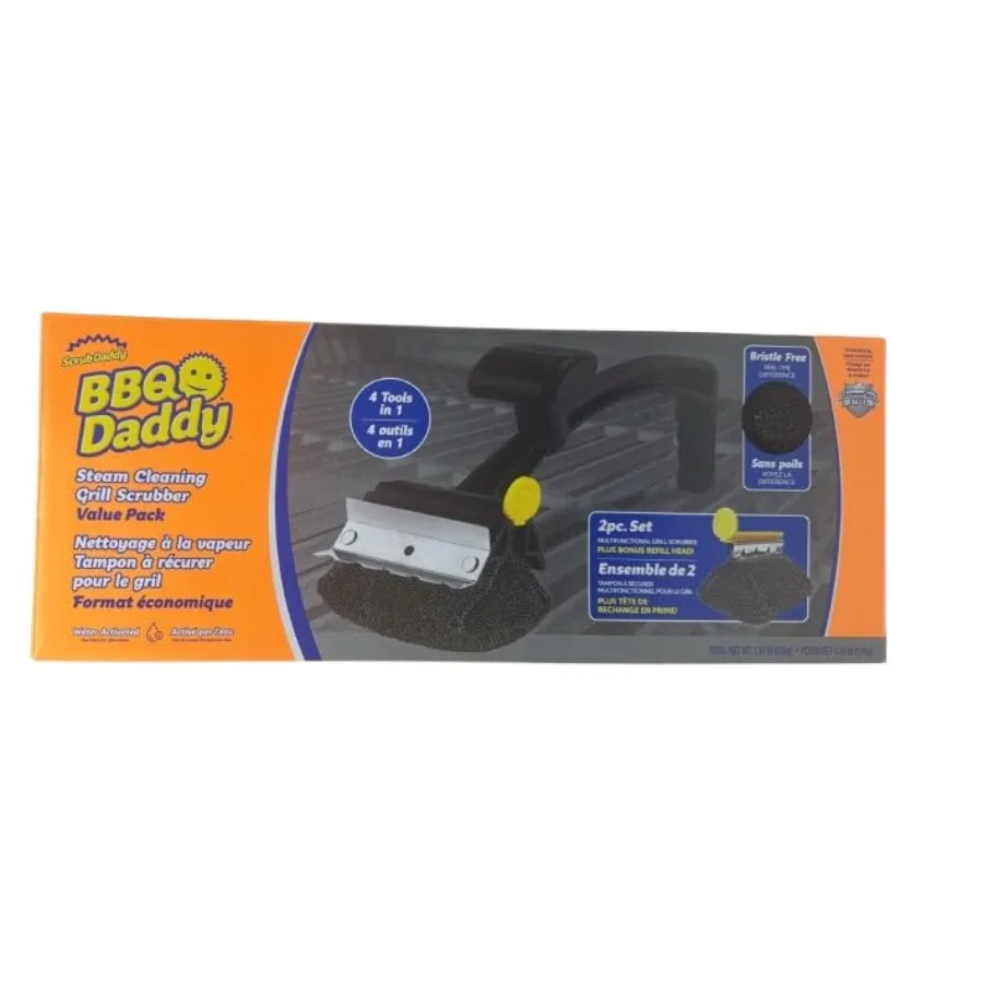 BBQ Daddy Steam Cleaning Grill Scrubber Value Pack, Durable and Heat Resistant, Water-Activated FlexTexture, Made in Vietnam
BBQ Daddy Steam Cleaning Grill Scrubber Value Pack, Durable and Heat Resistant, Water-Activated FlexTexture, Made in Vietnam