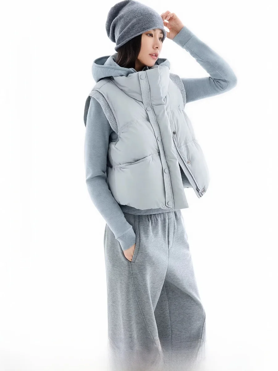 Cloudspace Winter Women's down Vest Lightweight Stand Collar 90% White Du down Commuter Sle Nylon Fabric ort Length
Cloudspace Winter Women's down Vest Lightweight Stand Collar 90% White Du down Commuter Sle Nylon Fabric ort Length