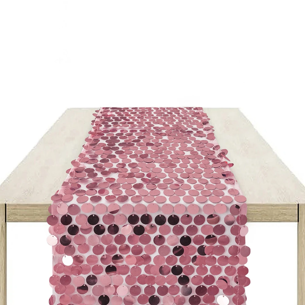 New Gold Sequin Table Runner for Wedding Decoration Bridal Baby Shower Christmas Valentine's Day Birthday Party Event Supplies
New Gold Sequin Table Runner for Wedding Decoration Bridal Baby Shower Christmas Valentine's Day Birthday Party Event Supplies