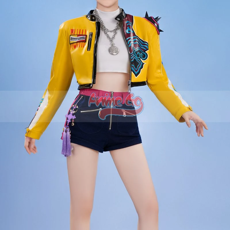 Rumi Cosplay Costume Anime Kpop Movie Rumi Clothing Upgraded Outfit for Women Halloween Role Play 
Rumi Cosplay Costume Anime Kpop Movie Rumi Clothing Upgraded Outfit for Women Halloween Role Play