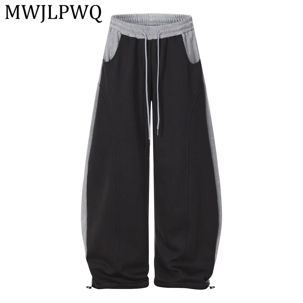 MWJLPWQ Color-Blocked Wide-Leg Curved Pants Men Vibe Trendy High Street Design Unique Loose-Fitting Sports Casual Trousers 14640
MWJLPWQ Color-Blocked Wide-Leg Curved Pants Men Vibe Trendy High Street Design Unique Loose-Fitting Sports Casual Trousers 14640
