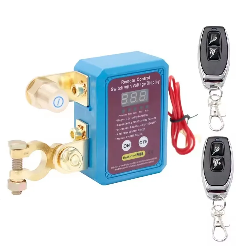 12V 240A Remote Battery Disconnect Switch For Car RV Wireless Remote Cut Off Switch Voltage Display Product Category Relays
12V 240A Remote Battery Disconnect Switch For Car RV Wireless Remote Cut Off Switch Voltage Display Product Category Relays