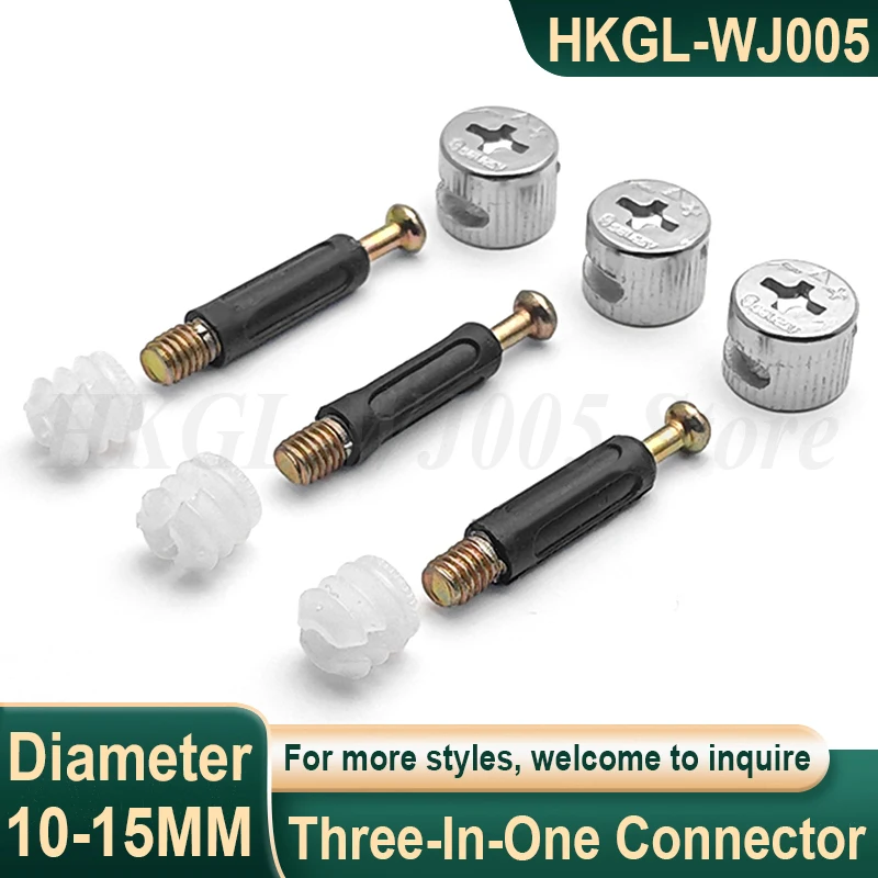 Three-In-One Connector Eccentric Wheel Lock Screw Nut Furniture Screw Wardrobe/Drawer Furniture Connector Fastener Dia 10-15mm
Three-In-One Connector Eccentric Wheel Lock Screw Nut Furniture Screw Wardrobe/Drawer Furniture Connector Fastener Dia 10-15mm