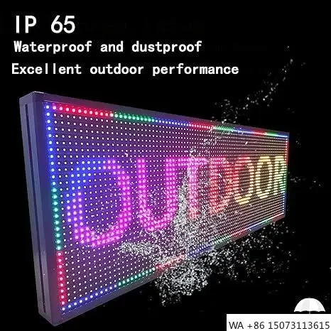 Outdoor P5 LED Scrolling Banner Waterproof Windproof Dustproof High Temperature Resistant
Outdoor P5 LED Scrolling Banner Waterproof Windproof Dustproof High Temperature Resistant