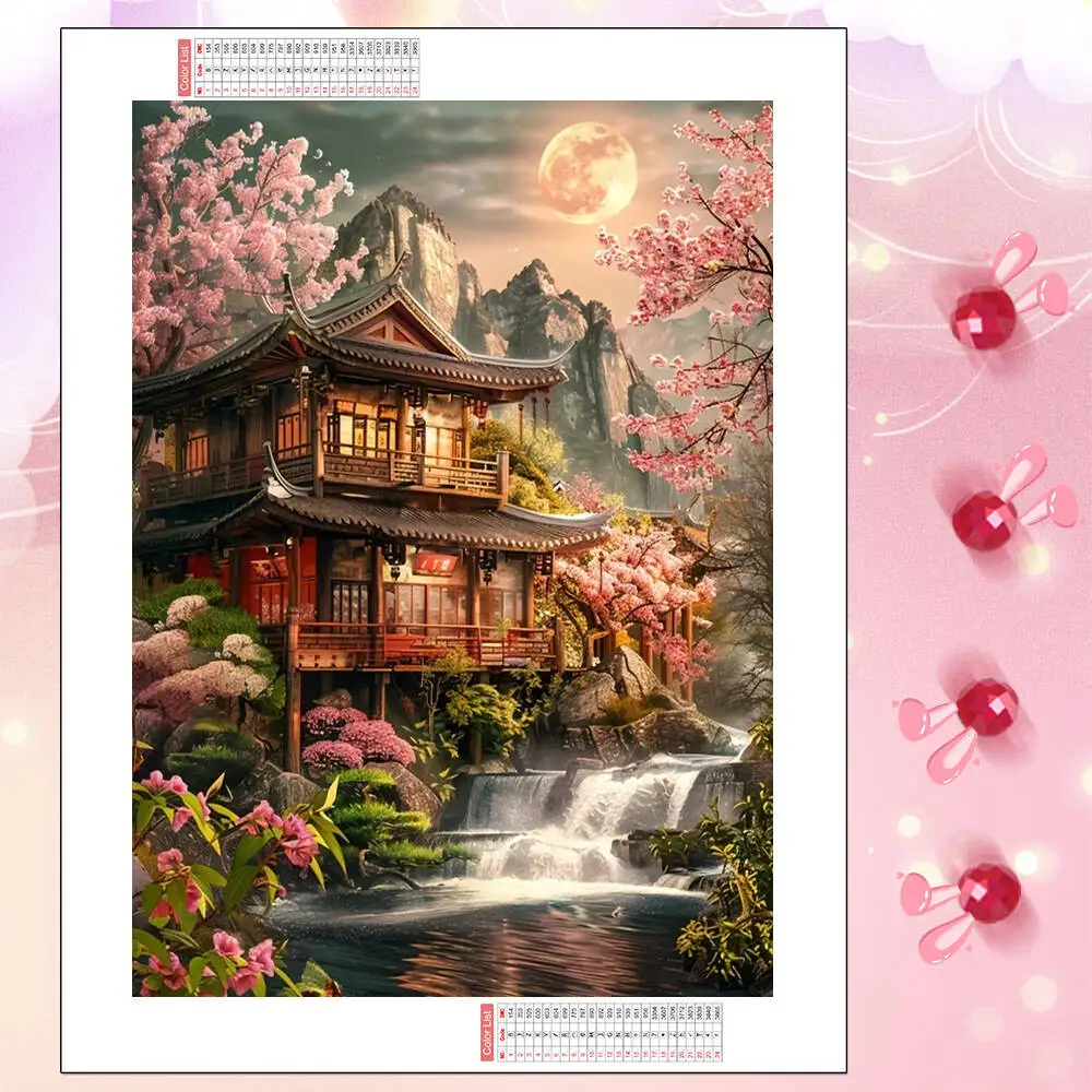 HUACAN Diamond Mosaic Arts House Waterfall Landscape Full Square Round Diamond Painting Kits Home Bedroom Wall Artwork
HUACAN Diamond Mosaic Arts House Waterfall Landscape Full Square Round Diamond Painting Kits Home Bedroom Wall Artwork