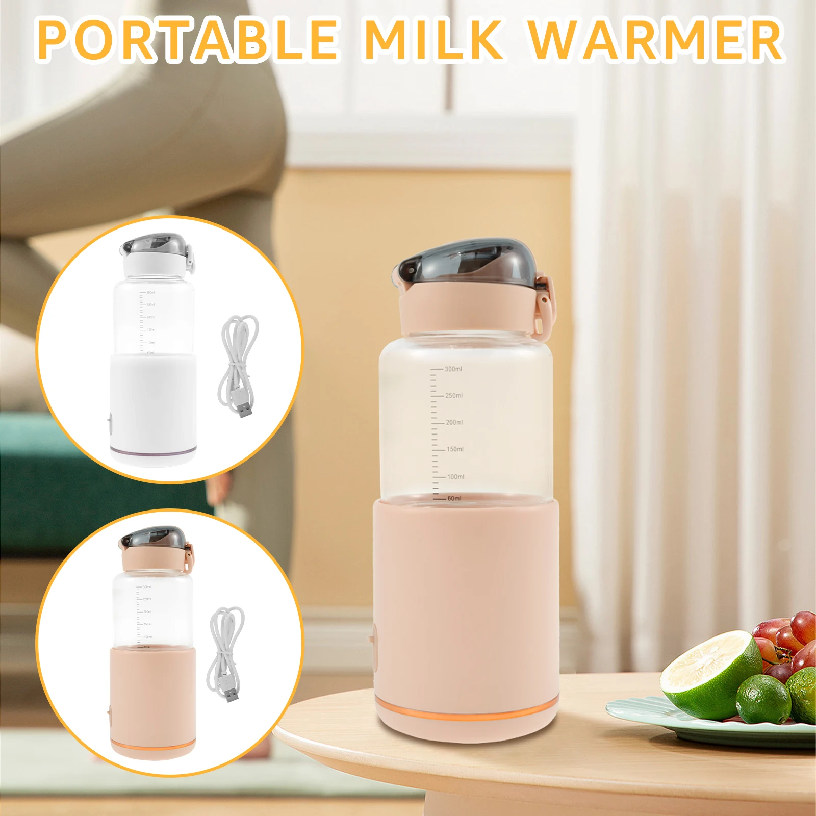 Leakproof Baby Bottle Warmer Rechargeable Bottle Warmer with Temperature Control Baby Bottle Warmer for Feeding
Leakproof Baby Bottle Warmer Rechargeable Bottle Warmer with Temperature Control Baby Bottle Warmer for Feeding