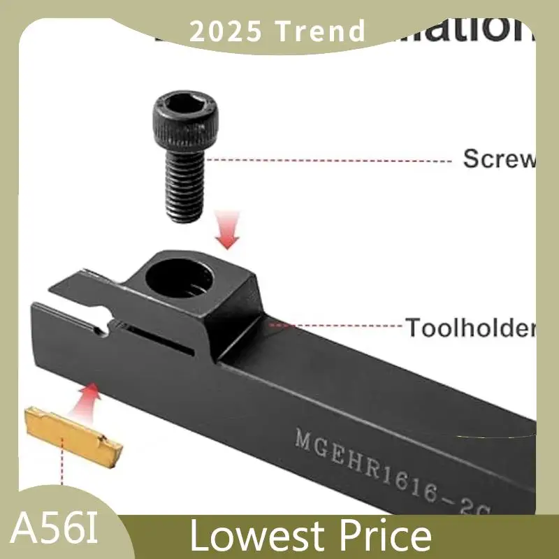 A56I Top Lathe Cutting Tools Set - 3PCS 5/8Inch Grooving Holder Turning Holder With 10Pcs Indexable Carbide Inserts MGMN200
A56I Top Lathe Cutting Tools Set - 3PCS 5/8Inch Grooving Holder Turning Holder With 10Pcs Indexable Carbide Inserts MGMN200