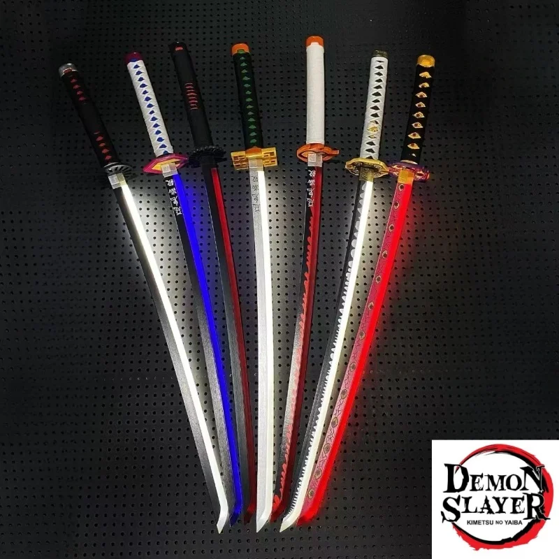 104cm LED Luminous Katana Sword Demon Slayer Kimetsu No Yaiba Anime Display Toy Katana Model Decorative Cosplay Prop Gift Decor
104cm LED Luminous Katana Sword Demon Slayer Kimetsu No Yaiba Anime Display Toy Katana Model Decorative Cosplay Prop Gift Decor