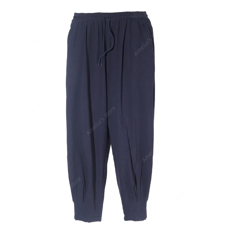 Men's Flannel Lined Loose Fit Buddhist Monk Pants Winter Thermal Elastic Waist Meditation Kung Fu Yoga Trousers
Men's Flannel Lined Loose Fit Buddhist Monk Pants Winter Thermal Elastic Waist Meditation Kung Fu Yoga Trousers