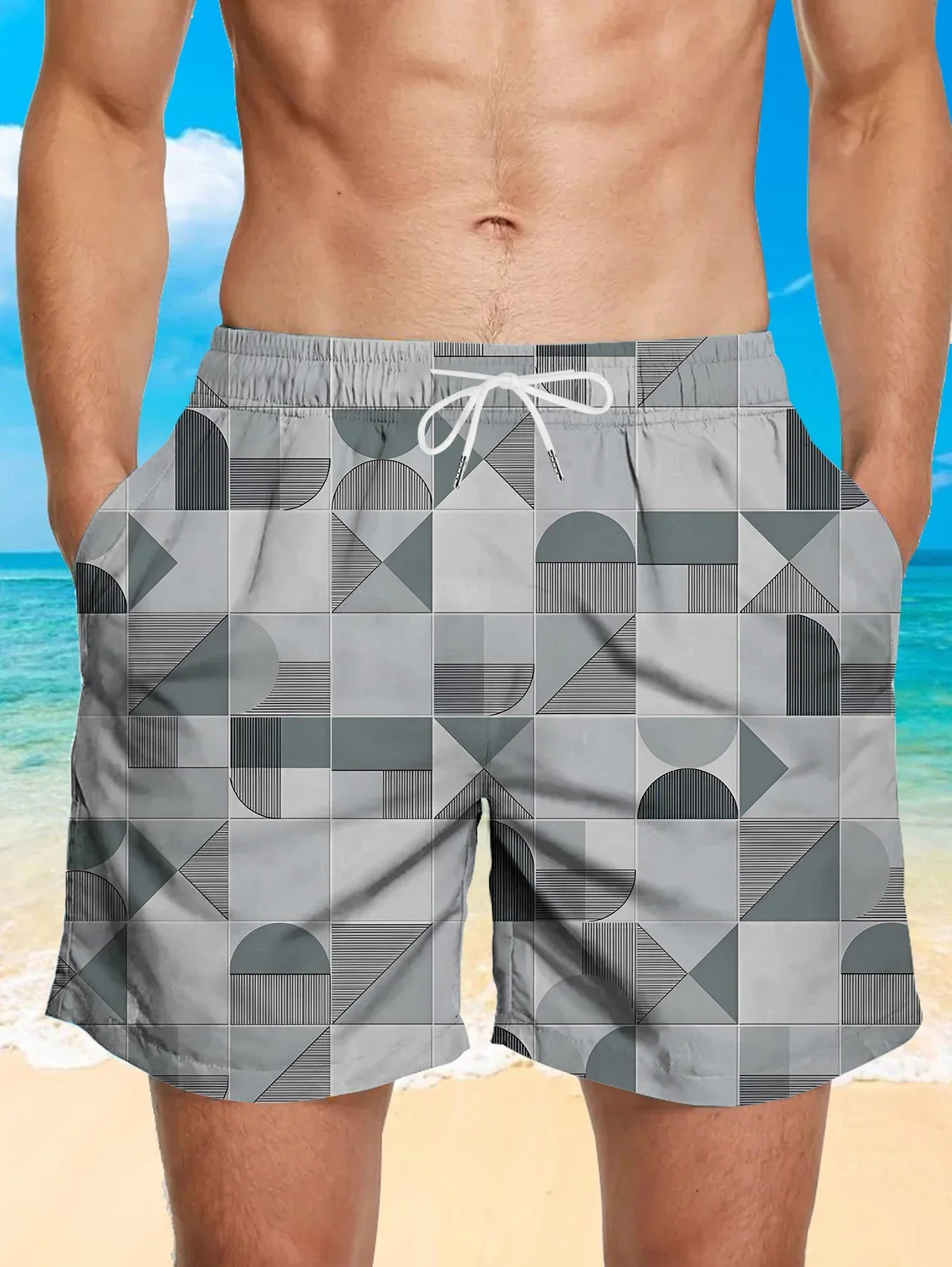 Loose Fit Digital Printed Shorts Male Full Print Quick Dry Polyester Beach Pants
Loose Fit Digital Printed Shorts Male Full Print Quick Dry Polyester Beach Pants