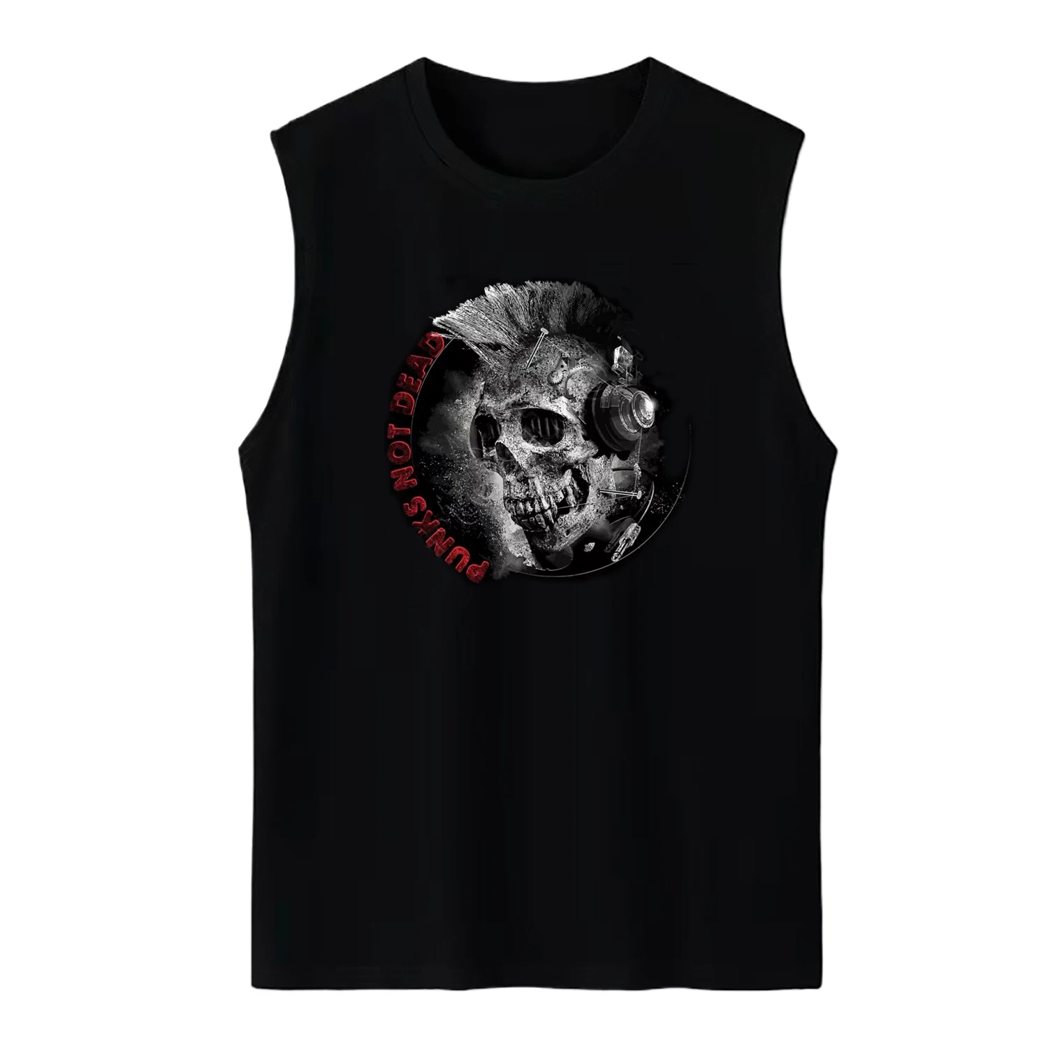 Панки не мертвые. Ретро хип-хоп рок-панк череп майка 100% хлопок жилет с круглым вырезом летняя повседневная мужская футболка без рукавов уличная одежда
Панки не мертвые. Ретро хип-хоп рок-панк череп майка 100% хлопок жилет с круглым вырезом летняя повседневная мужская футболка без рукавов уличная одежда