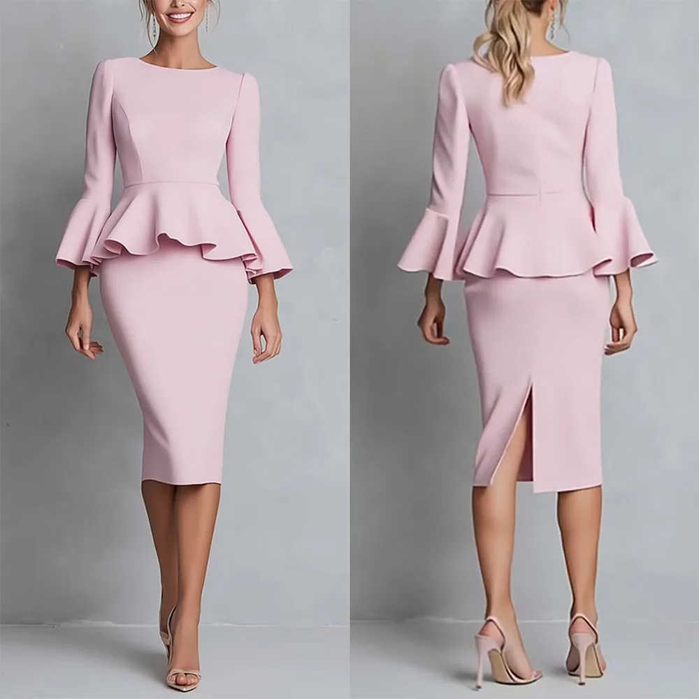 Высококачественные индивидуальные вечерние платья с длинными рукавами до колен, розовые, прямого кроя, для женщин, с большим количеством отзывов от корейских покупателей, свадебные платья, распродажа.
Высококачественные индивидуальные вечерние платья с длинными рукавами до колен, розовые, прямого кроя, для женщин, с большим количеством отзывов от корейских покупателей, свадебные платья, распродажа.