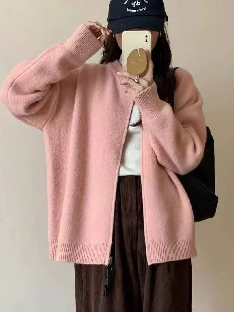 Вязаный свитер-кардиган Laid-ba Sle с двойной молнией, повседневный, стройнящий, скрывающий недостатки фигуры, осенне-зимний, новый, для отдыха, вязаный, Ope...
Вязаный свитер-кардиган Laid-ba Sle с двойной молнией, повседневный, стройнящий, скрывающий недостатки фигуры, осенне-зимний, новый, для отдыха, вязаный, Ope...