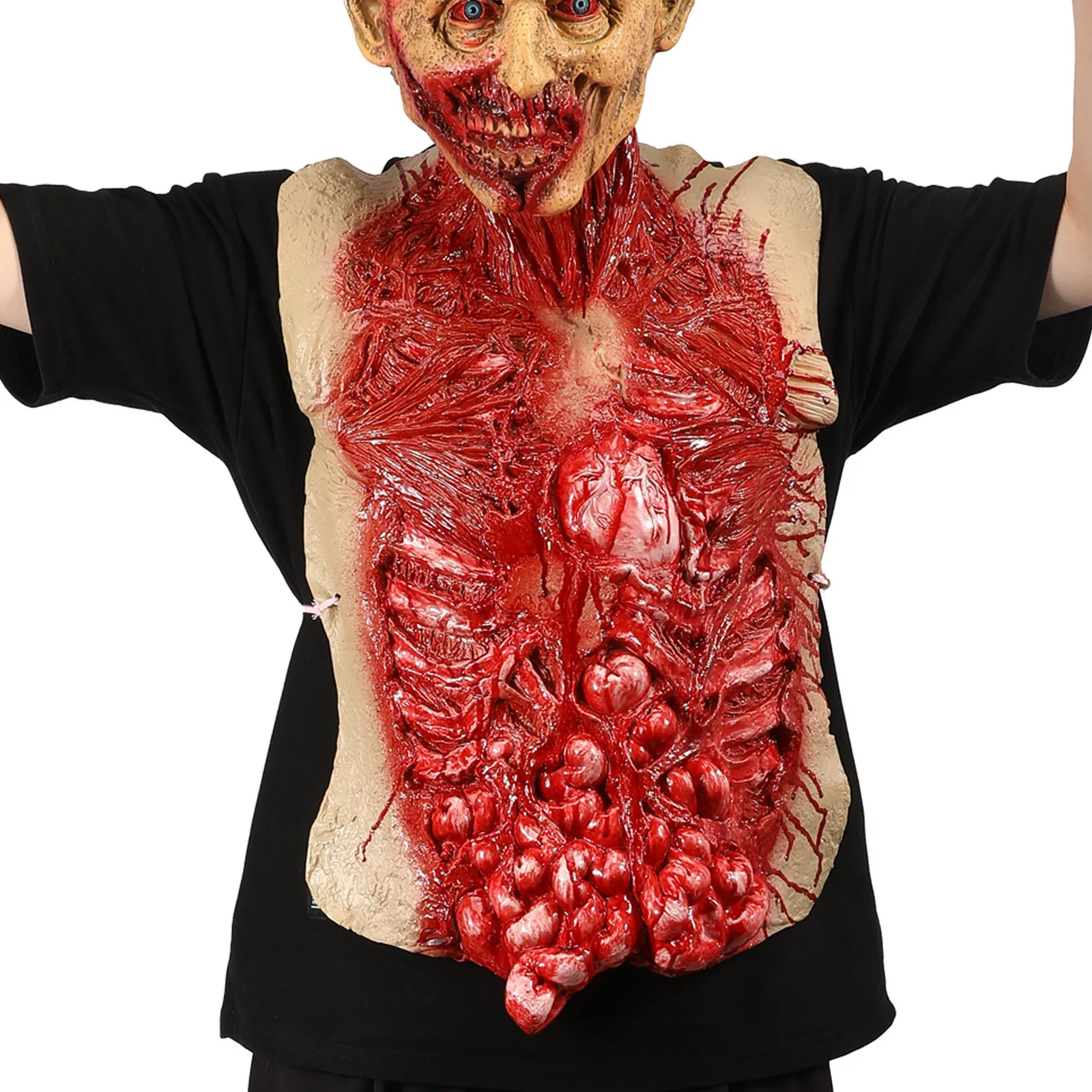 Bloody Intestine Torso Chest Scary Fake Body Parts Creepy Zombie Costumes Horror Halloween Cosplay Organ Props
Bloody Intestine Torso Chest Scary Fake Body Parts Creepy Zombie Costumes Horror Halloween Cosplay Organ Props