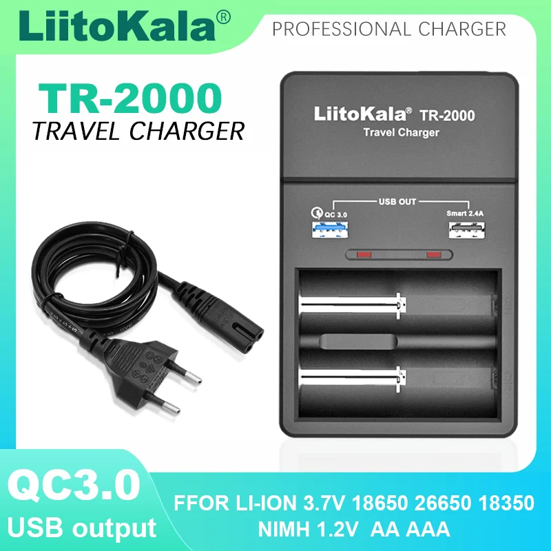 Зарядное устройство LiitoKala, 3,7 в, 18650, 26650, 21700, 18350, 14500 в, AA, AAA
Зарядное устройство LiitoKala, 3,7 в, 18650, 26650, 21700, 18350, 14500 в, AA, AAA