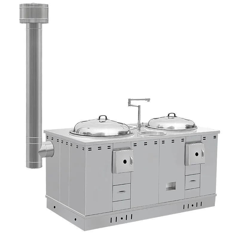 New Thickened Stainless Steel Rural Villa Home Firewood Stove Double Burner Sink Outdoor Wood Burning Mobile Large Wok
New Thickened Stainless Steel Rural Villa Home Firewood Stove Double Burner Sink Outdoor Wood Burning Mobile Large Wok