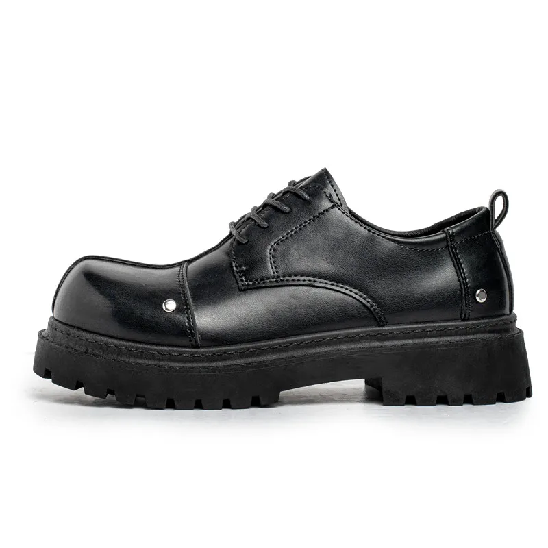 Derby shoes, Mickey big toe shoes, fashionable leather shoes, trendy shoes, motorcycle men's shoes
Derby shoes, Mickey big toe shoes, fashionable leather shoes, trendy shoes, motorcycle men's shoes