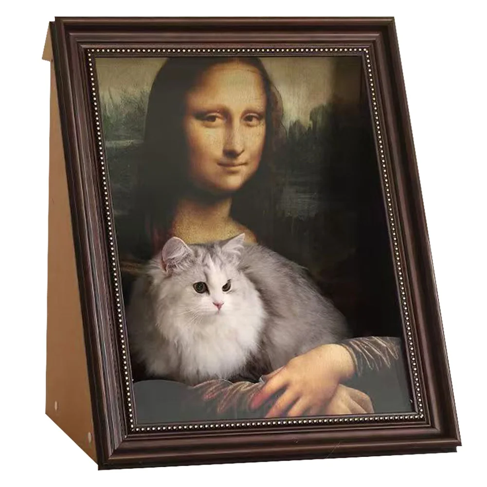Mona Lisa Cat Nest Oil Painting Cat Bed Multi-Function Art Frame Cat House Decorative Mona Lisa Cat Cave Pet Supplies
Mona Lisa Cat Nest Oil Painting Cat Bed Multi-Function Art Frame Cat House Decorative Mona Lisa Cat Cave Pet Supplies