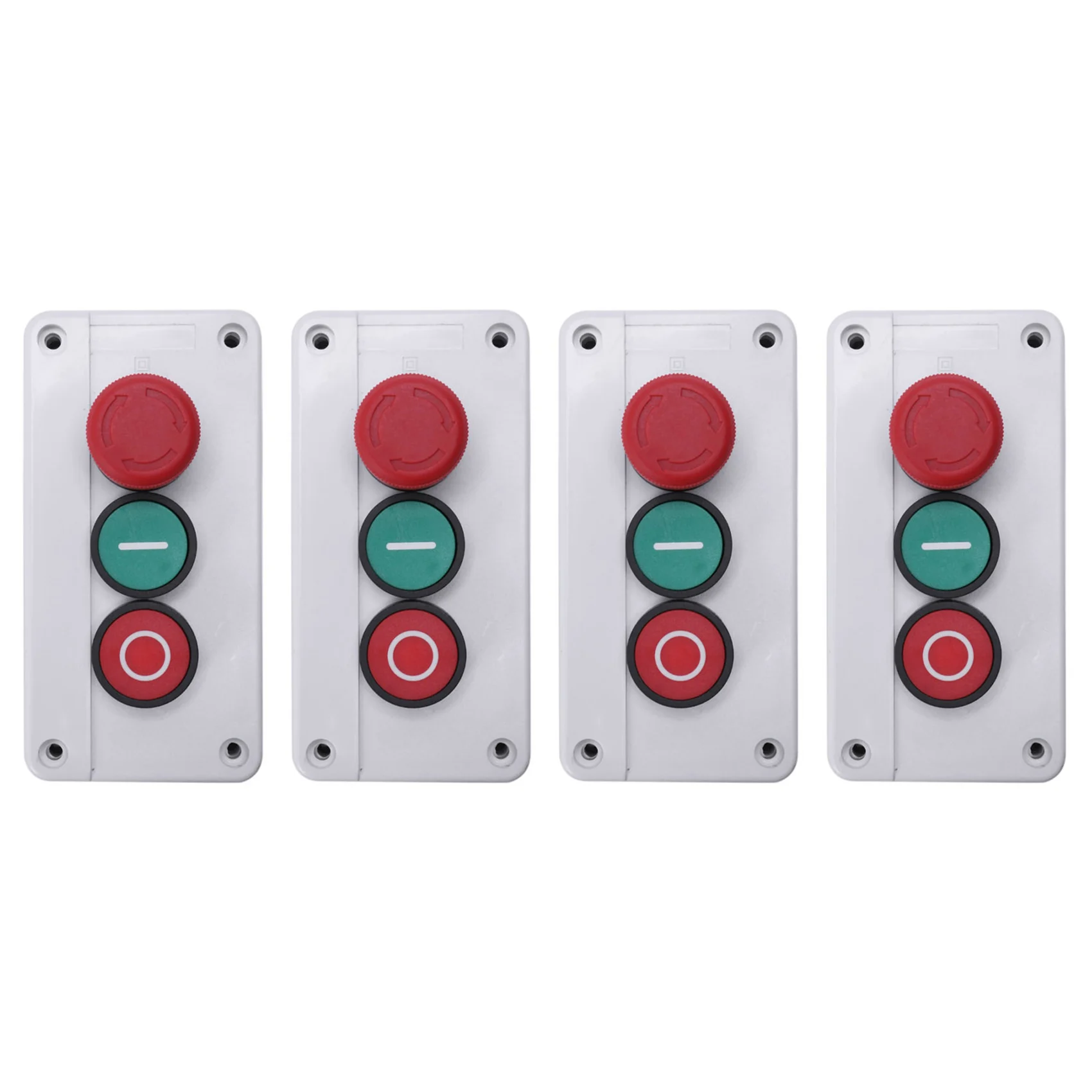 4X NC Emergency Stop NO Red Green Momentary Push Button Switch Station 600V 10A-A80Z
4X NC Emergency Stop NO Red Green Momentary Push Button Switch Station 600V 10A-A80Z