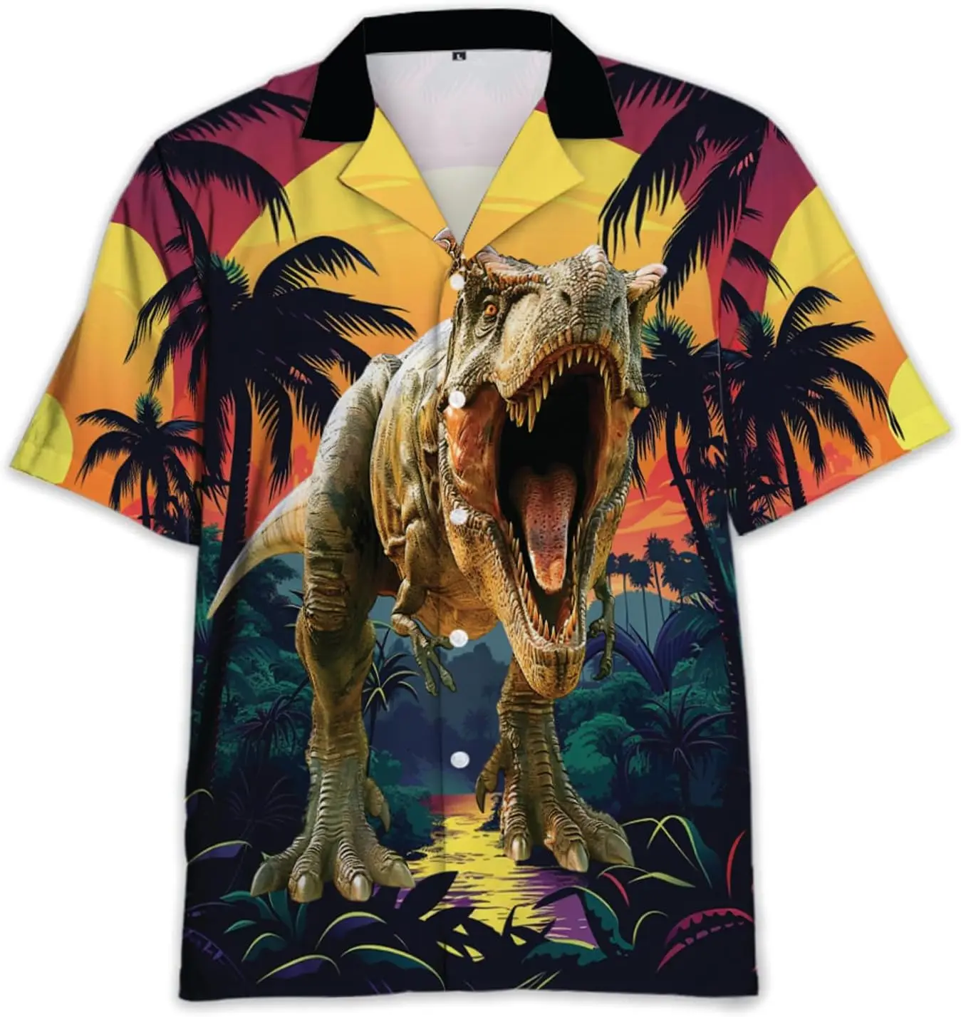 Men's 3D Print Dinosaur & Prehistoric Creature Hawaiian Shirt - Lightwe summer e Regular Fit Long Sleeve Casual Shirt with Men
Men's 3D Print Dinosaur & Prehistoric Creature Hawaiian Shirt - Lightwe summer e Regular Fit Long Sleeve Casual Shirt with Men