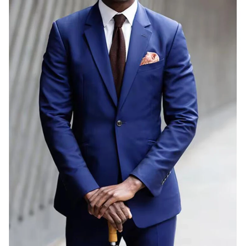 Смарт-кэжуал синие костюмы для мужчин: Свадебный смокинг, приталенный крой, 2 предмета, высокое качество, элегантный комплект для жениха, для выпускного вечера, пиджак и брюки, Terno Masculino
Смарт-кэжуал синие костюмы для мужчин: Свадебный смокинг, приталенный крой, 2 предмета, высокое качество, элегантный комплект для жениха, для выпускного вечера, пиджак и брюки, Terno Masculino