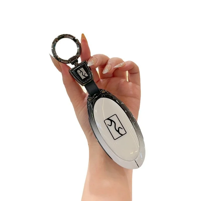 Premium Zinc Alloy Key Cover Case for BYD Yangwang U8/U9/U7 (2024) - Protective Key Fob Shell Key Bag Chain
Premium Zinc Alloy Key Cover Case for BYD Yangwang U8/U9/U7 (2024) - Protective Key Fob Shell Key Bag Chain