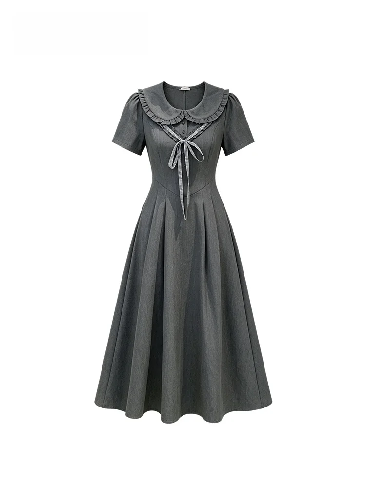 CaraCLUB plus Size Summer New Fashion Short Sleeve Dress Women's College Style Meat Concealing Dress Sweet Knot
CaraCLUB plus Size Summer New Fashion Short Sleeve Dress Women's College Style Meat Concealing Dress Sweet Knot