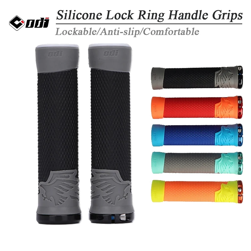 ODI MTB Road Bike Silicone Grips Comfortable Lockable Rubber Handle Grip Folding Bike Anti-Slip Handlebar Grips Bicycle Parts
ODI MTB Road Bike Silicone Grips Comfortable Lockable Rubber Handle Grip Folding Bike Anti-Slip Handlebar Grips Bicycle Parts